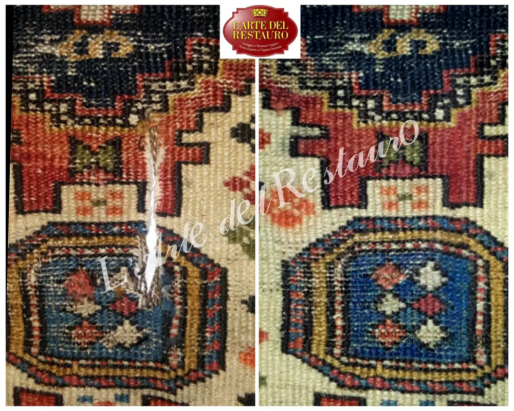 Restauro di mantenimento tappeti orientali