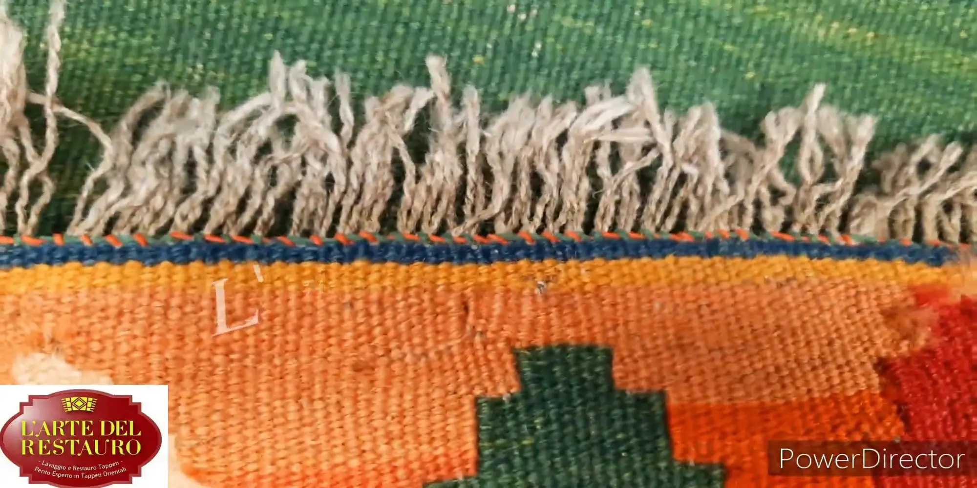 Fermatura frange Kilim